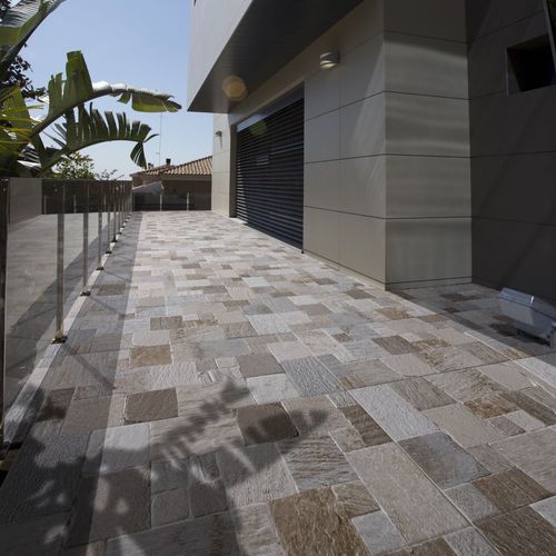 陶土瓷砖 - CAMPUS - SALONI CERAMICA - 纹理 / 户外 / 地面用