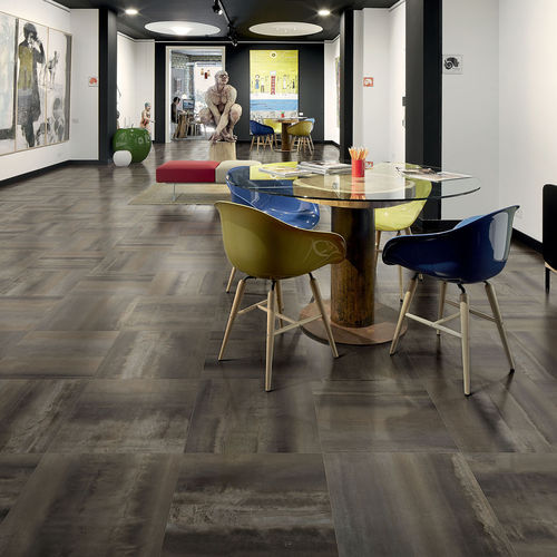陶土瓷砖 - STEELWALK - Ceramiche Ascot SpA - 抛光 / 哑光 / 室内