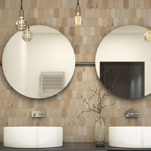 天然石材瓷砖 - TURKISH TRAVERTINE - Interceramic - 钙华 / 抛光 / 浴室
