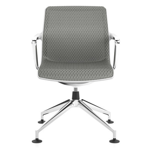 现代风格访客椅 - UNIX  - vitra USA - 室内 / 布料 / 抛光铝