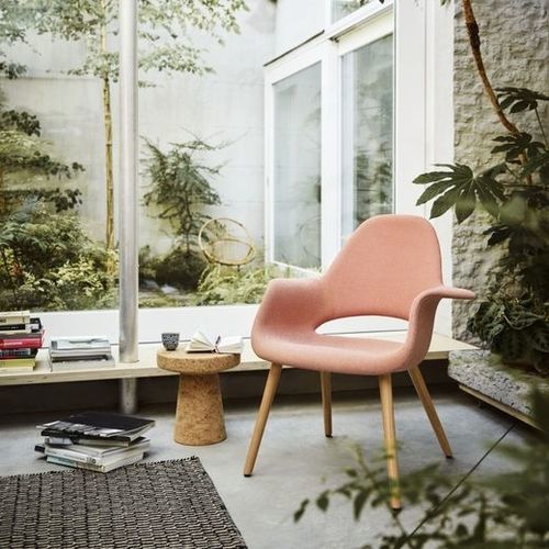 现代风格会议椅 - ORGANIC  - vitra USA - 室内 / 布料 / 橡木桌脚