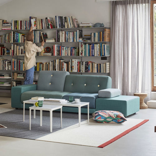 紧凑型沙发 - POLDER  - vitra USA - 现代风格 / 布料 / 蓝色
