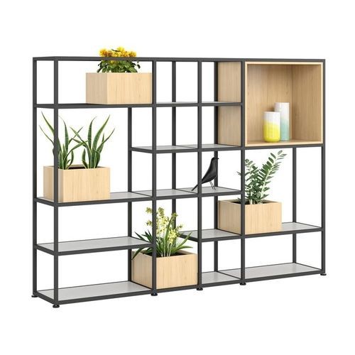 壁挂搁板系统 - KADO - vitra USA - 自承重 / 极简主义抽象派 / 金属
