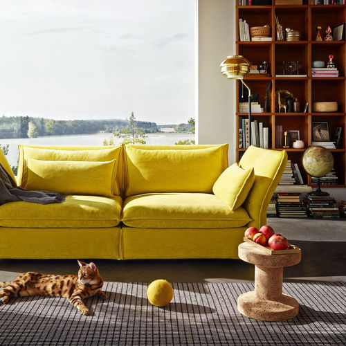 现代风格边桌 - FAMILY - vitra USA - 软木 / 带软木底座 / 圆形