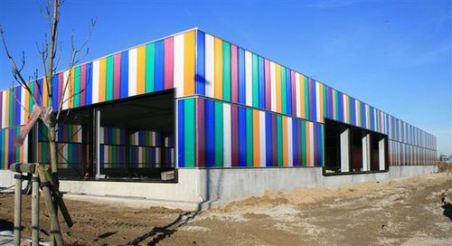 立面板 - SYSTÈME EMBOÎTABLE - PSD-Plastiques - 聚碳酸酯 / 光滑 / 可嵌套
