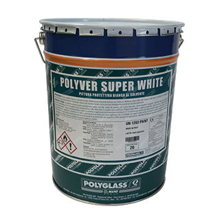 防护漆 - POLYVER SUPER WHITE - Polyglass Spa - 户外 / 用于屋顶 / 木材