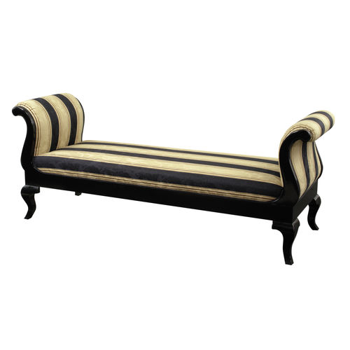 传统风格软包长凳 - HARLOW : RÉF. 17309 - OVATION Paris - 布料 / 带扶手 / 入口