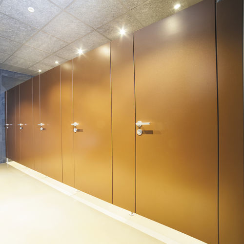 铝卫生间隔间 - classiccell® - KEMMLIT-Bauelemente GmbH - 不锈钢 / 漆钢 / 聚合物