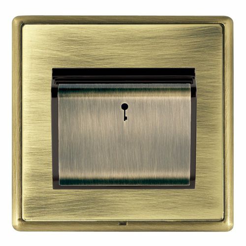 卡片式开关 - LINEA-RONDO CFX® - Hamilton Litestat - 暗装 / 黄铜 / 现代风格