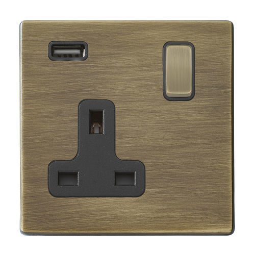 电源插座 - Hartland G2 - Hamilton Litestat - USB / 双 / 壁挂