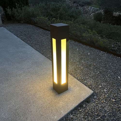 花园灯柱 - BN 080 - aralia - LYX luminaires - 用于公共空间 / 现代风格 / 不锈钢