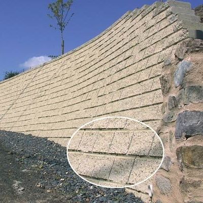 实心混凝土块 - PIERAMUR ® - BETOCONCEPT - 穿孔 / 用于挡土墙 / 声学
