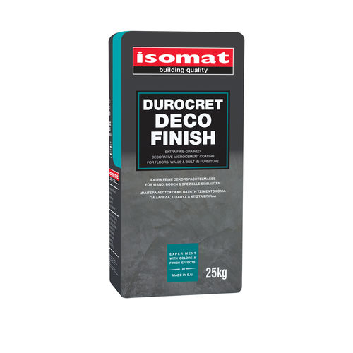 装饰涂料 - DUROCRET-DECO FINISH - ISOMAT S.A. - 末道 / 室内 / 户外