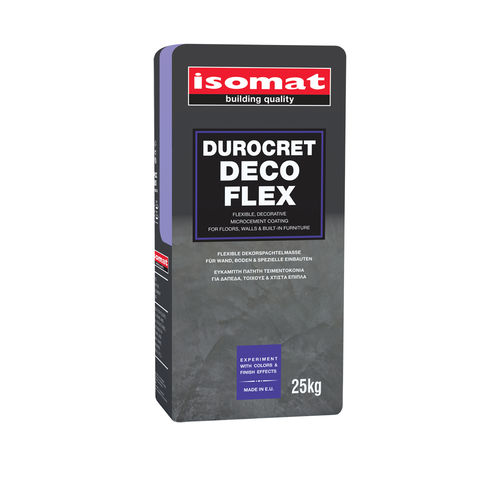 装饰涂料 - DUROCRET-DECO FLEX - ISOMAT S.A. - 末道 / 室内 / 户外