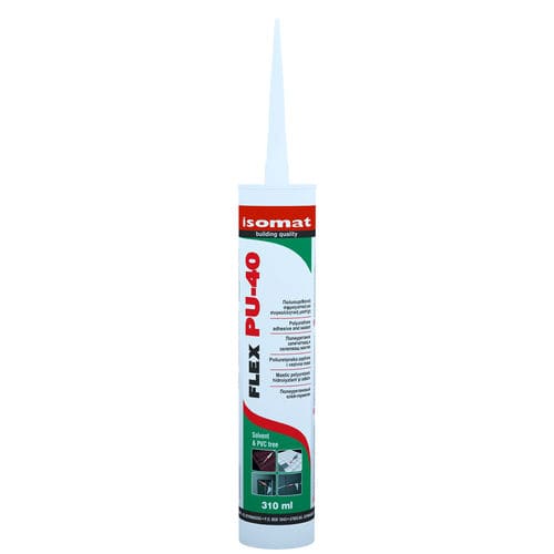 弹力胶合剂 - FLEX PU-40 - ISOMAT S.A. - 弹性材料 / 聚氨酯基底 / 用于防水