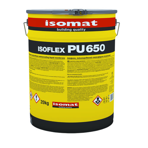 平屋顶液体防水材料 - ISOFLEX-PU 650 - ISOMAT S.A. - 墙面 / 露台 / 用于阳台