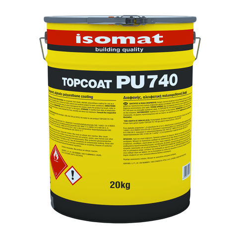 防护涂料 - TOPCOAT-PU 740 - ISOMAT S.A. - 末道 / 防腐蚀 / 户外