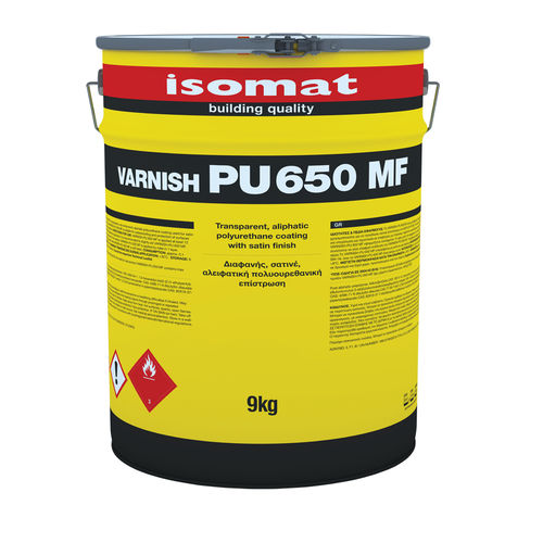 防护亮光漆 - VARNISH-PU 650 MF - ISOMAT S.A. - 密封 / 聚氨酯 / 木材