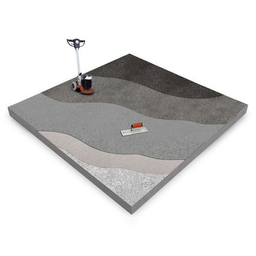 混凝土地面材料 - TERRAZZOVERLAY™ ISOPLAM® - ISOPLAM SRL - 用于室外 / 室内 / 商业