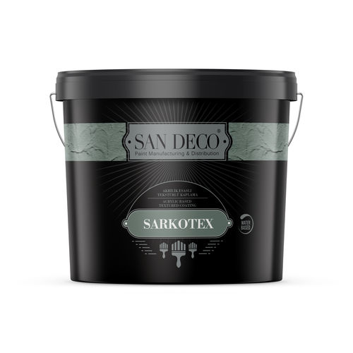 装饰涂料 - SARKOTEX - SAN DECO - 室外 / 石膏 / 用于混凝土