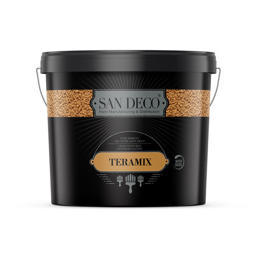装饰涂料 - TERAMIX - SAN DECO - 室外 / 石膏 / 用于混凝土