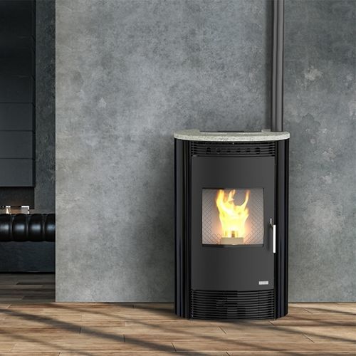 颗粒采暖炉 - TIRA 16C - UNICAL AG S.p.A. - 10 kW...20 kW / 独立式 / 现代风格