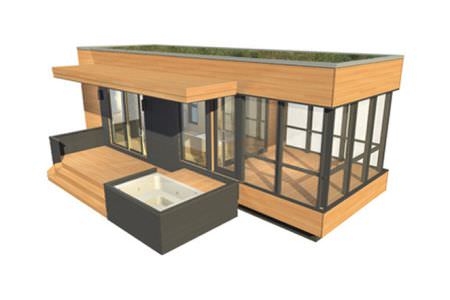 预制微型房屋 - SOLO 24 BUNKIE - Sustain design studio - 现代风格 / 木质 / 平房