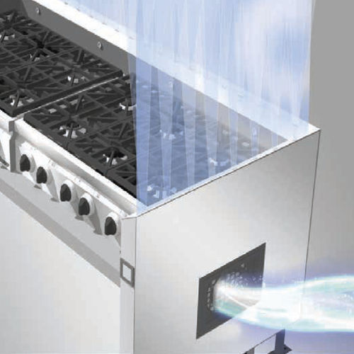 嵌入式风幕机 - D - D - Vianen Kitchen Ventilation - 商用厨房