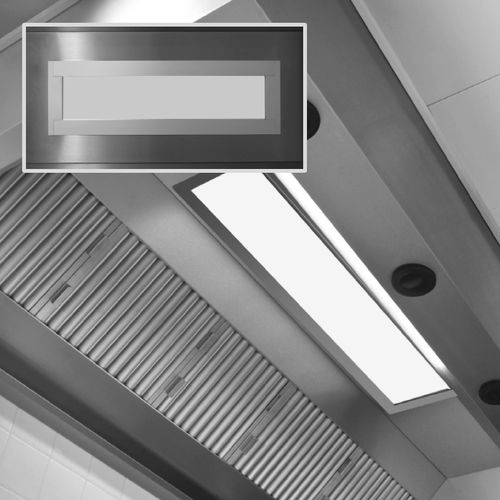 暗装照明设备 - V-LEL - Vianen Kitchen Ventilation - LED式 / 长方形 / IP65