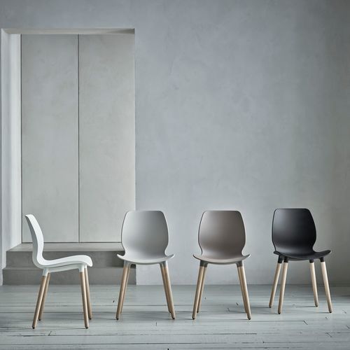 现代风格椅子 - SEED - Steelcase - 室内 / 木制 / 再生塑料