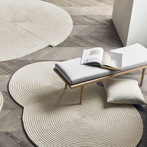 现代风格地毯 - ZEN  - Steelcase EMEA - 几何 / 布料 / 圆形