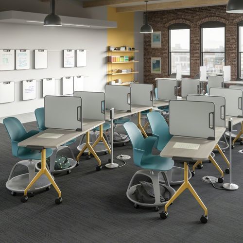 现代课桌 - VERB - Steelcase EMEA - 塑料 / 金属 / 粘合板