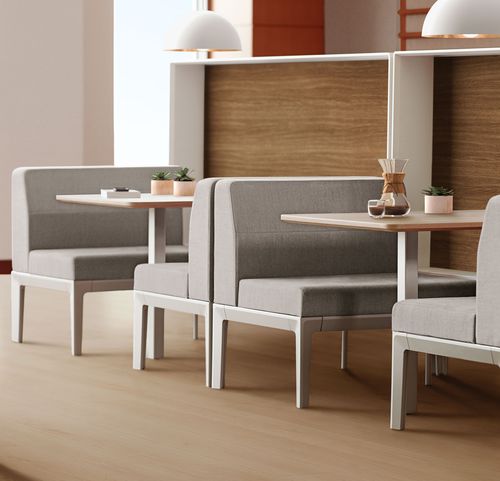 现代风格长椅 - REGARD&reg; - Steelcase EMEA - 层压材料 / 模块化 / 办公室