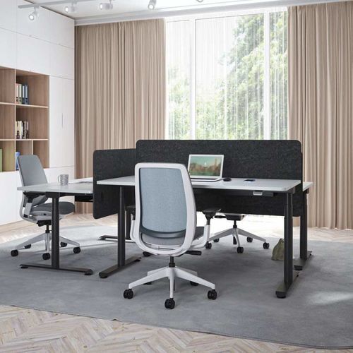 台式办公室隔板 - DIVISIO® LIGHT  - Steelcase EMEA - PET / 防护 / 声学