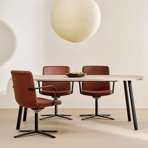 现代风格会议桌 - TESSEL - Steelcase EMEA - 层压材料 / 金属桌脚 / 长方形
