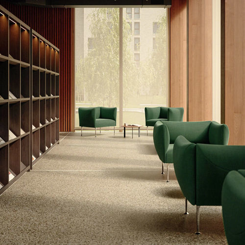 现代风格扶手椅 - MISSIVA - Steelcase EMEA - 皮质 / 聚氨酯发泡 / 布料