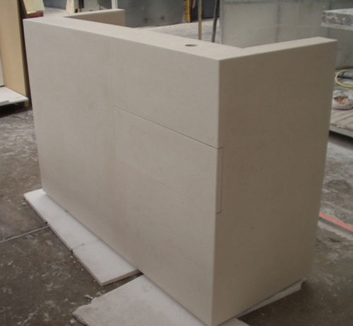 天然石材前台接待桌 - TRADITIONAL STONE : CAPRI STONE - BROCATELLE