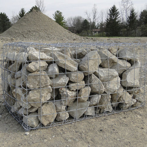 腐蚀控制石笼 - WELDED WIRE - Midwest Construction Products - 用于墙壁 / 钢