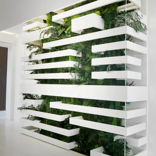 稳定绿植墙 - RELIEF - deco-vegetale - 模块化板 / 室内