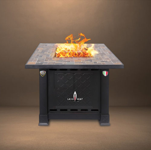 燃气花园火盆 - VOLTERRA - Lava Heat Italia - 钢