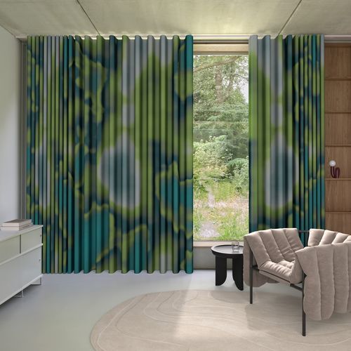窗帘面料 - FLUOR  - KENDIX - 彩虹图案 / 聚酯 / Trevira CS®