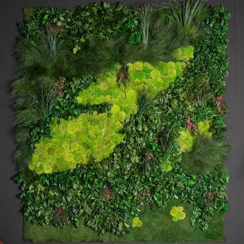 稳定绿植墙 - CANSIGLIO - VGnewtrend - 定制 / 模块化板 / 永生苔藓
