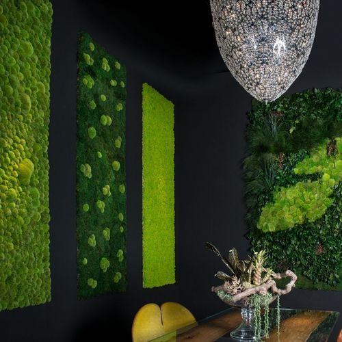 稳定绿植墙 - LICHENE - VGnewtrend - 定制 / 模块化板 / 永生苔藓