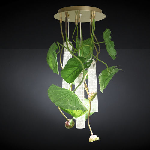 原创设计枝形吊灯 - LOTUS DICHONDRA - VGnewtrend - 玻璃 / 三灯泡 / 6灯泡