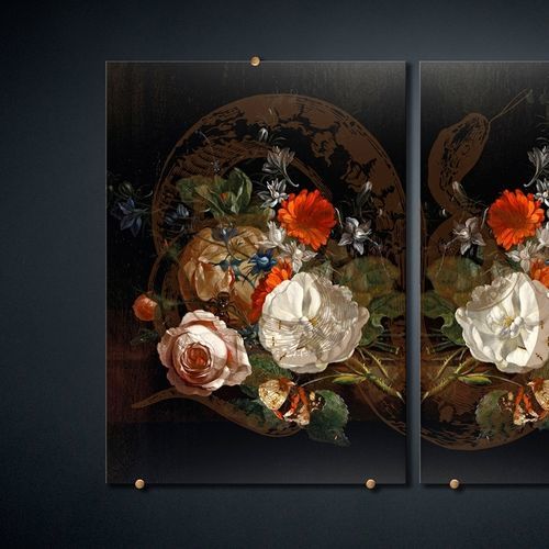 室内装潢装饰面板 - FANCY BOUQUET 1 - VGnewtrend - 壁挂 / 玻璃 / 印花
