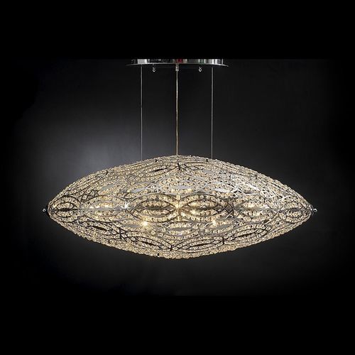 吊灯 - ARABESQUE AIRSHIP - VGnewtrend - 不锈钢网眼 / 抛光金属 / 现代风格