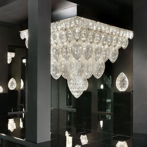 现代风格枝形吊灯 - ARABESQUE TUTANKHAMON - VGnewtrend - 抛光金属 / 水晶 / 网眼