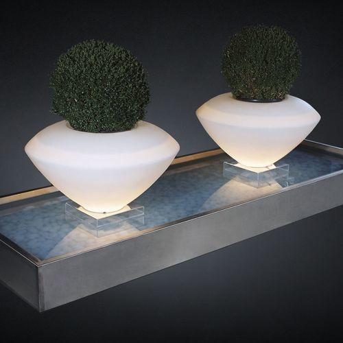 低密度聚乙烯LDPE园艺花盆 - TROTTY BUXUS - VGnewtrend - 钢 / 明装 / 发光