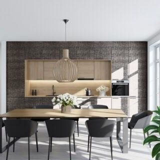 室内墙面材料 - LL LEGUAN NERO - SIBU DESIGN - PET / 哑光 / 仿皮