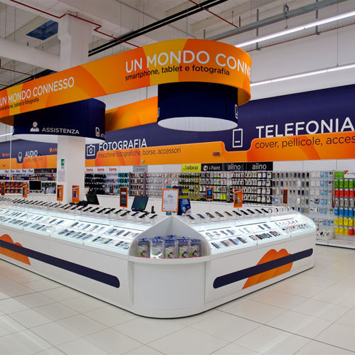 金属陈列架 - ELECTRONICS - La Fortezza S.p.A. - 桌面式 / 用于商店